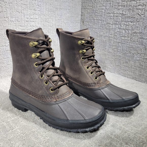 Ugg Yucca Men's Size US 7 Brown Waterproof Winter Leather Duck Boots 1015382 - Picture 1 of 10